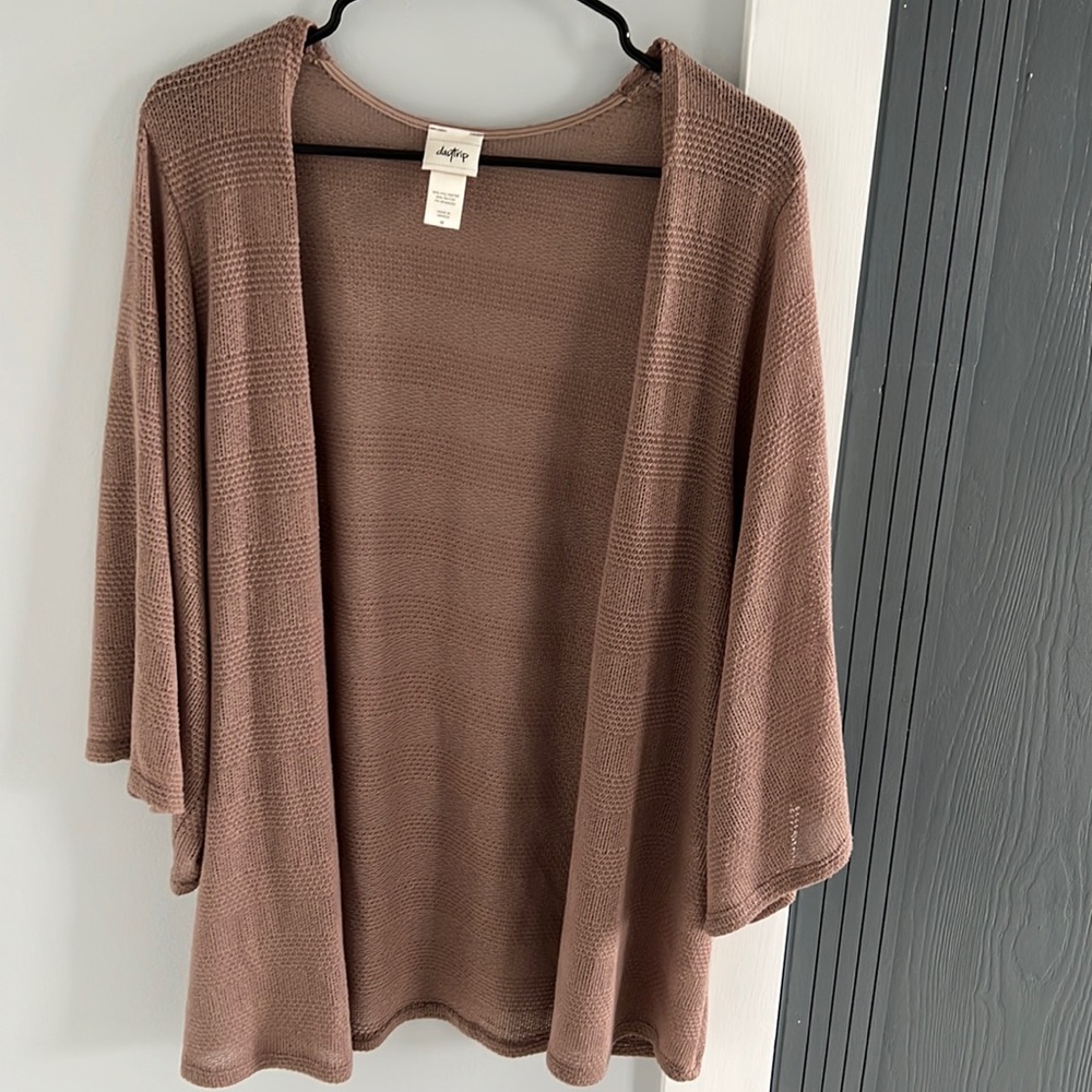 Daytrip open knit open face cardigan Medium